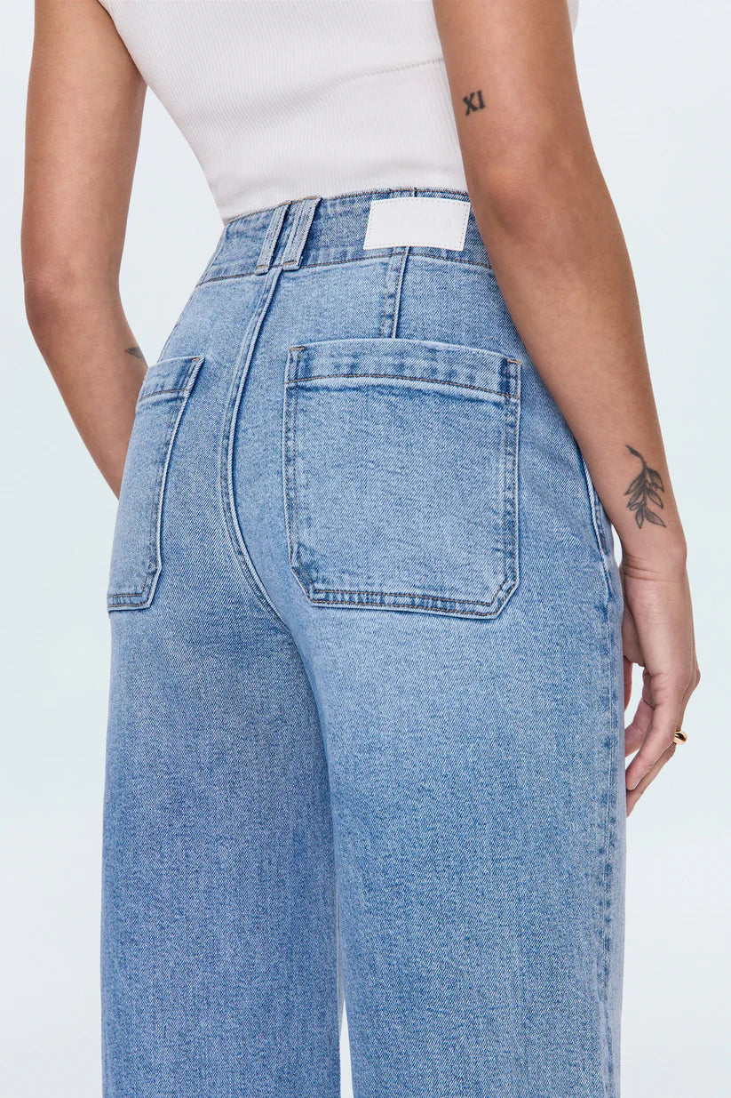 Lana High Rise Ultra Wide Leg Jean - Terrace