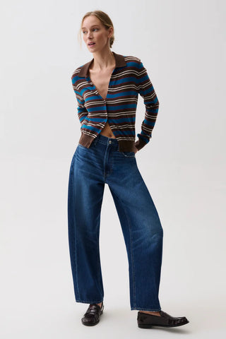 Sacha High Rise Relaxed Barrel in Nile