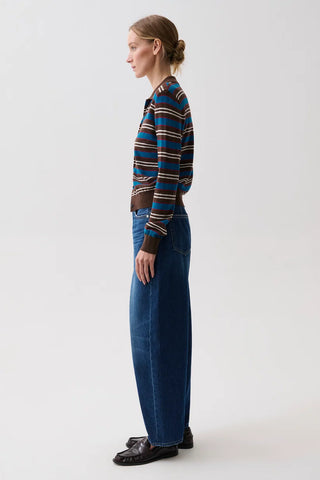 Sacha High Rise Relaxed Barrel in Nile