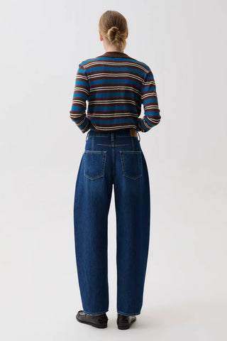 Sacha High Rise Relaxed Barrel in Nile