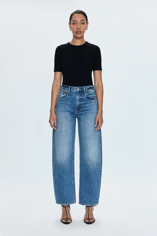 Wes High Rise Barrel Pant - Spectacle