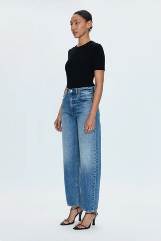 Wes High Rise Barrel Pant - Spectacle