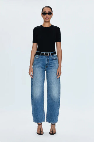 Wes High Rise Barrel Pant - Spectacle