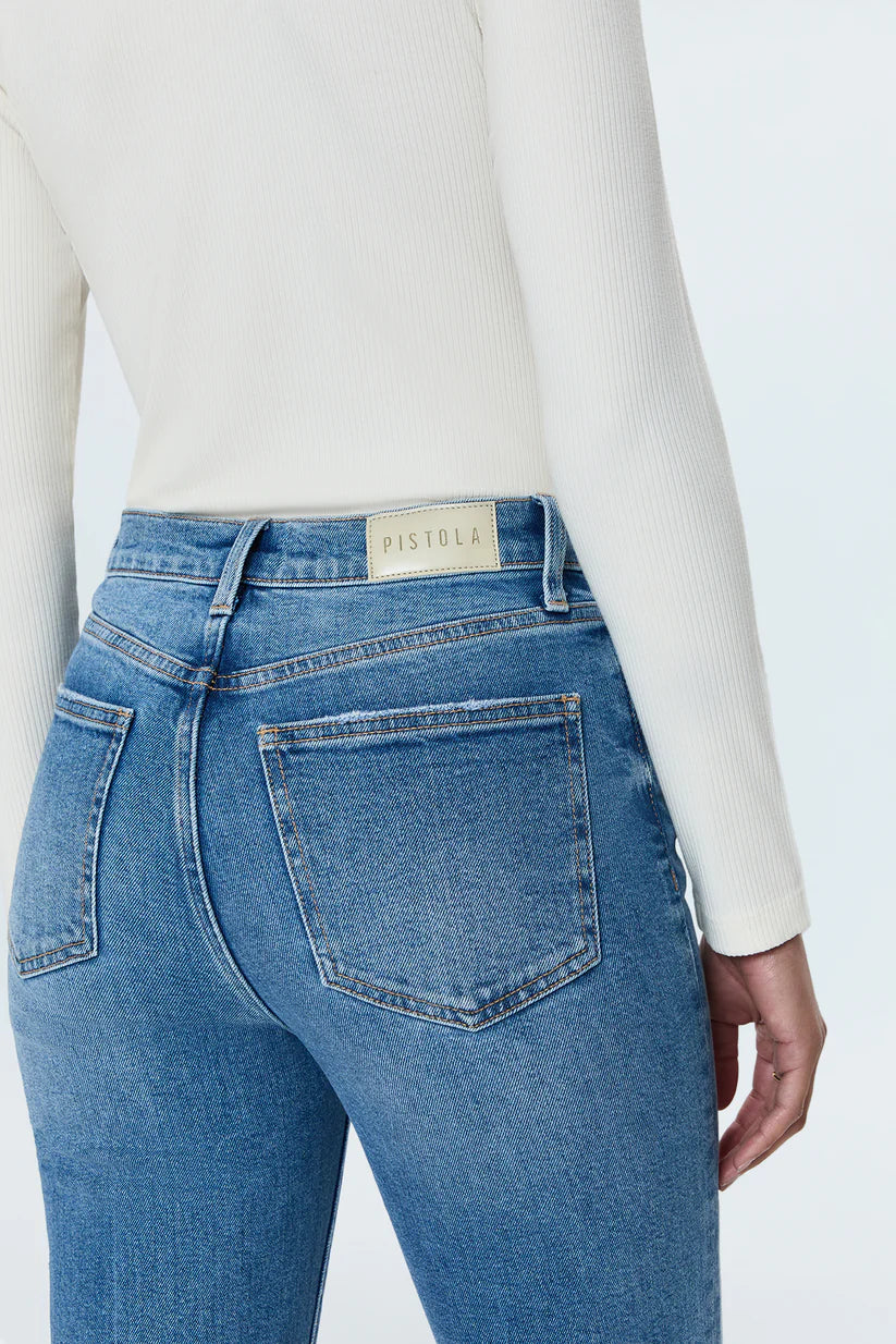 Charlie High Rise Classic Straight Jean in Rhythm Vintage