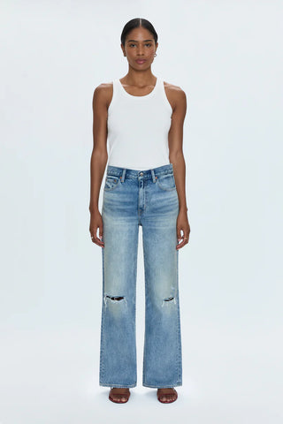 Hendrix High Rise Baggy Jean - Apprentice Distressed