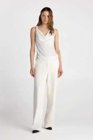 The Salo Drape Top - Birch
