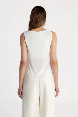 The Salo Drape Top - Birch