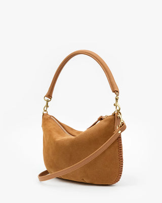 Petit Moyen Messenger - Suede w/ Whipstitch