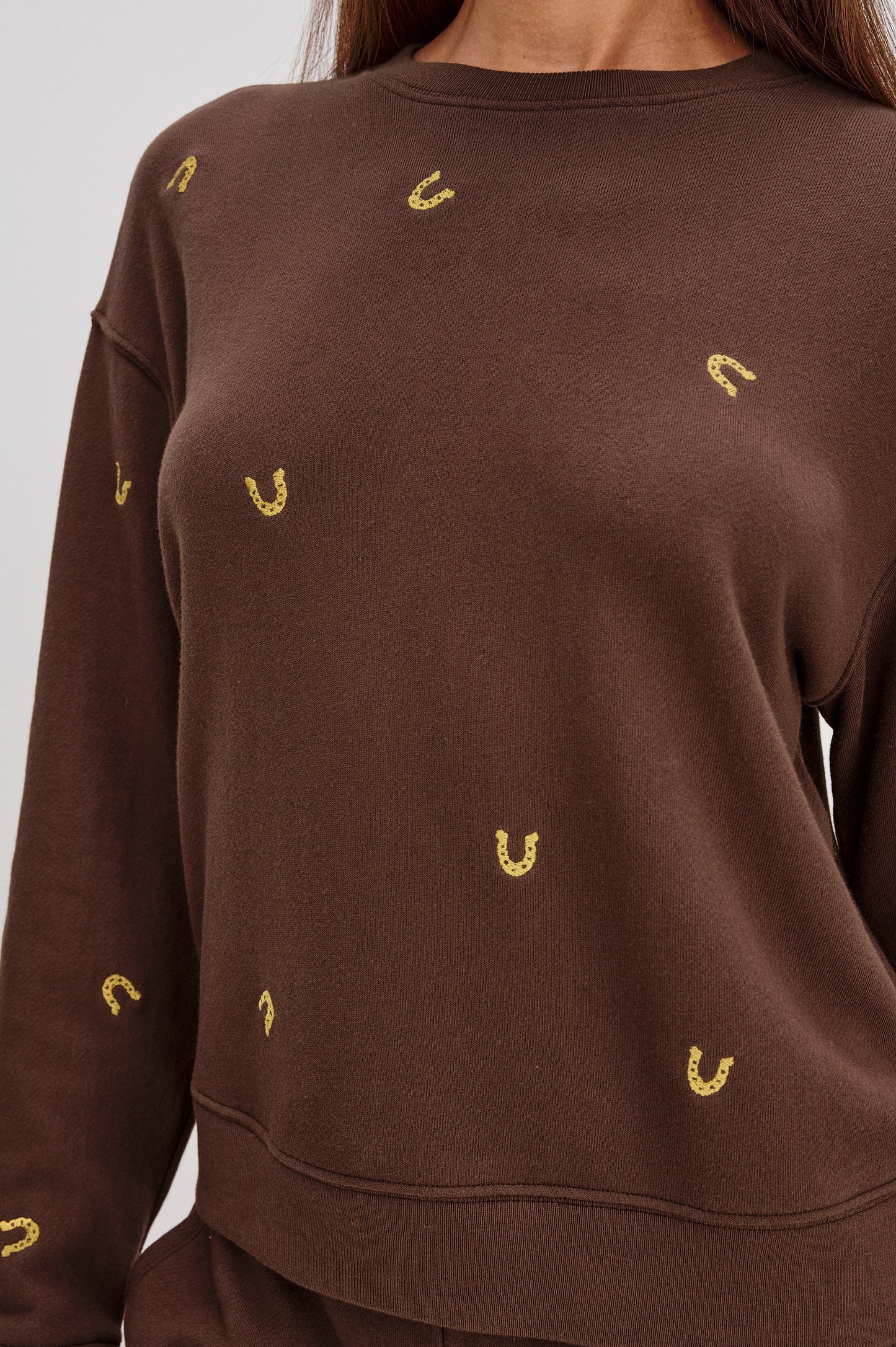 Ramona Sweatshirt in Horseshoes