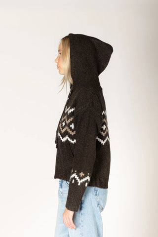 Fair Isle Zip Hoodie