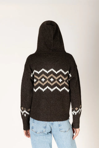 Fair Isle Zip Hoodie