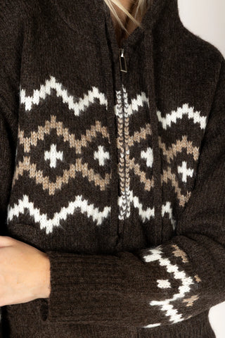 Fair Isle Zip Hoodie