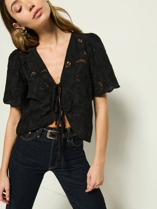 Rosalyn Tie Front Top