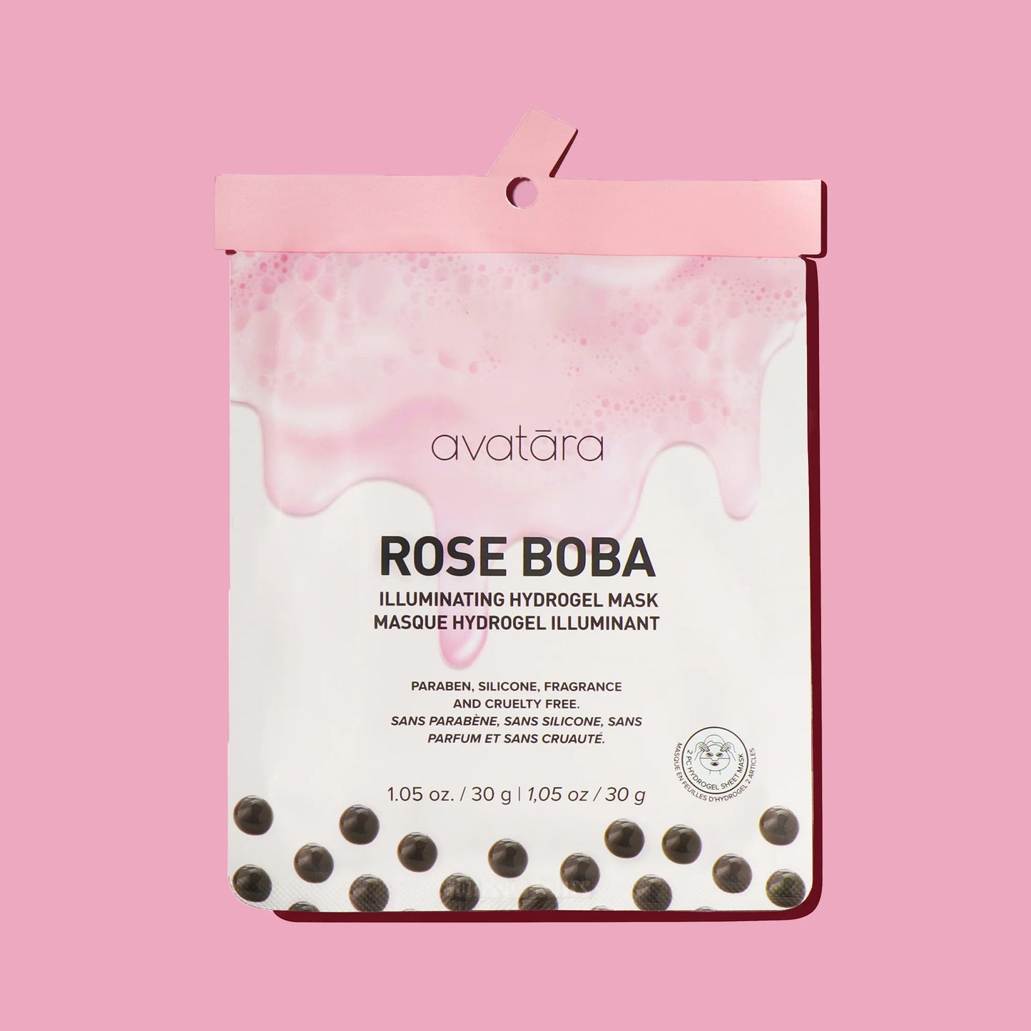 Rose Boba Illuminating Hydrogel Mask