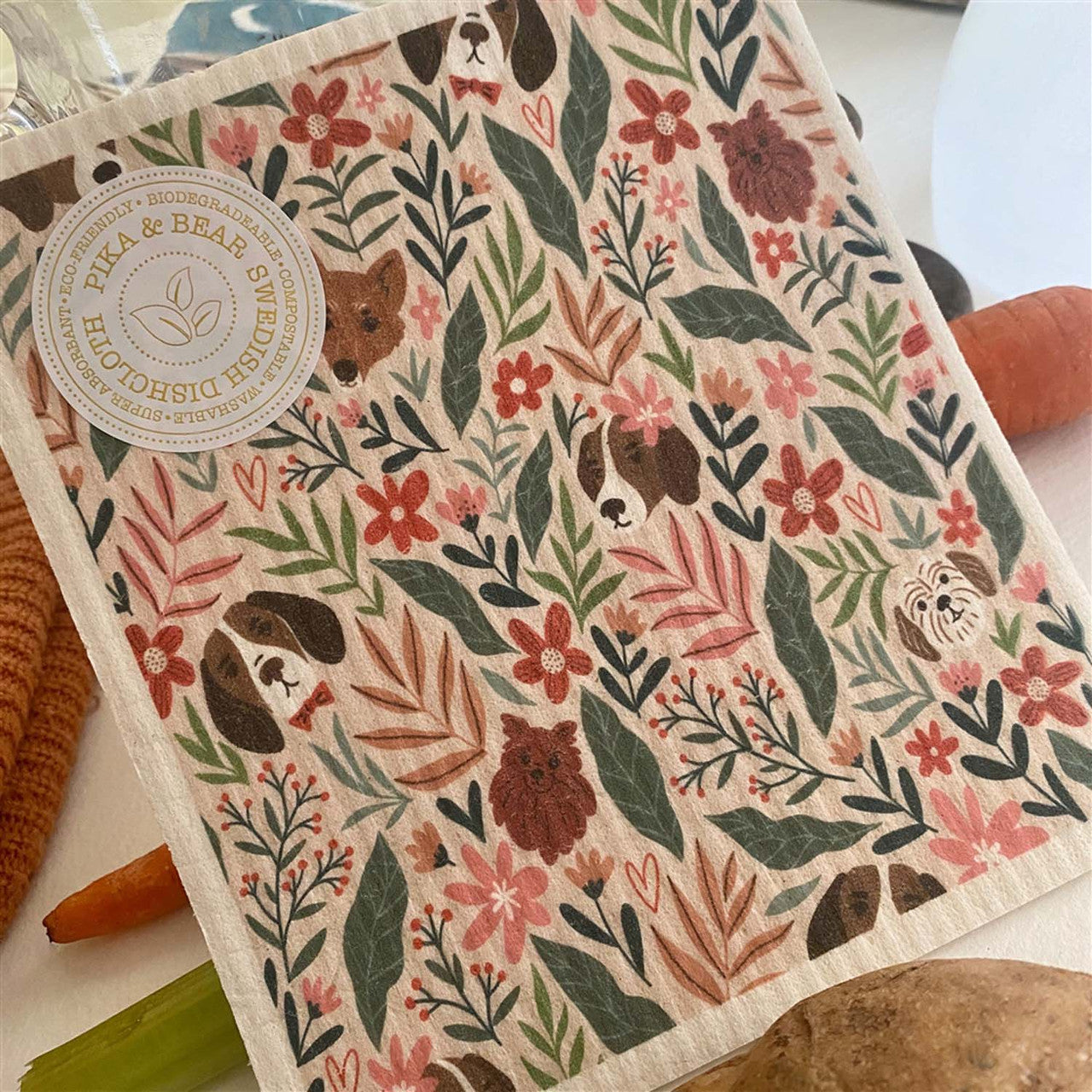 Who's a Good Boy? Dogs and Such Swedish Dishcloth