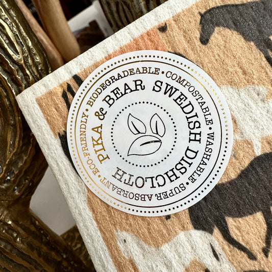 Put a Horse on It Wild Horse Swedish Dishcloth