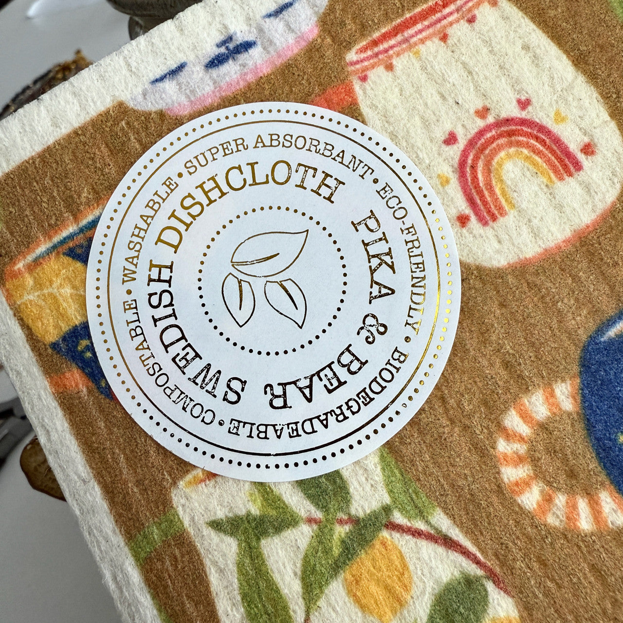 Mugshot Teacups & Mugs Swedish Dishcloth