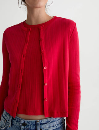 Edden Sweater in Recording Red