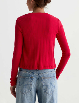 Edden Sweater in Recording Red
