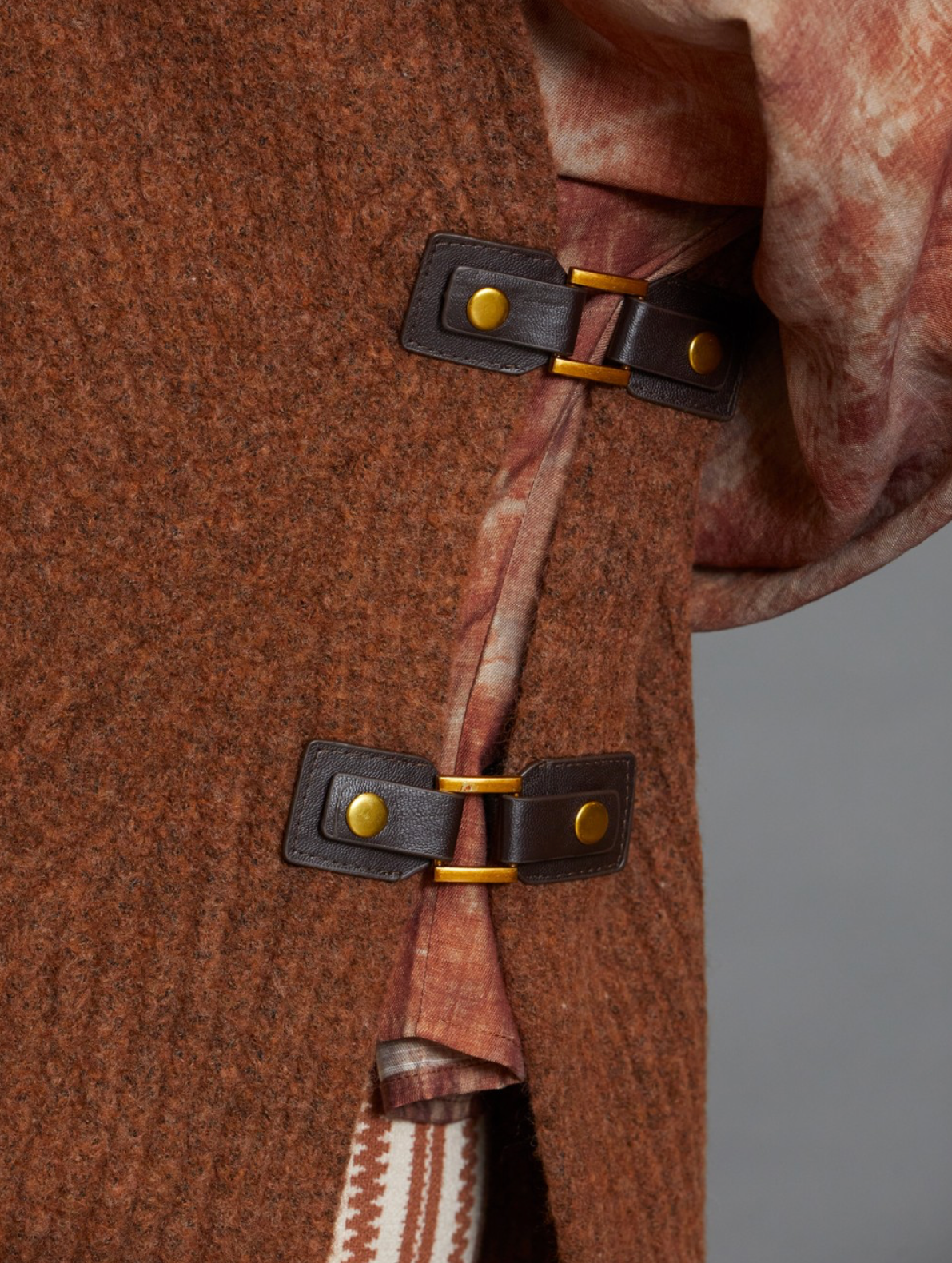 Knitted Waistcoat With Buckles