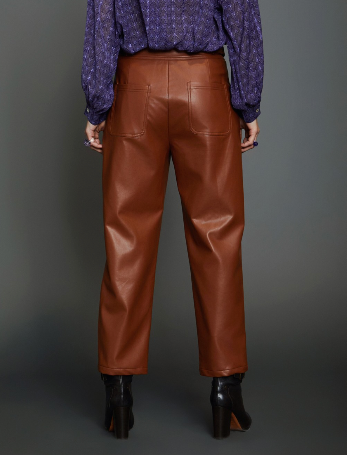 Faux leather Trousers