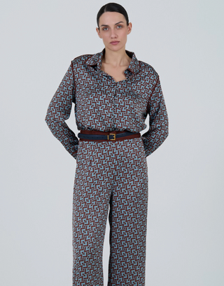 Geometric Print Shirt