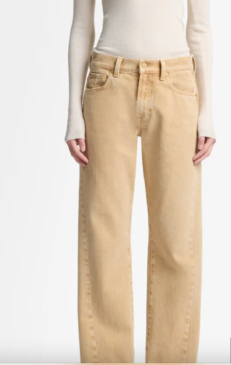 Twisted Tess Trouser in Sand Dune