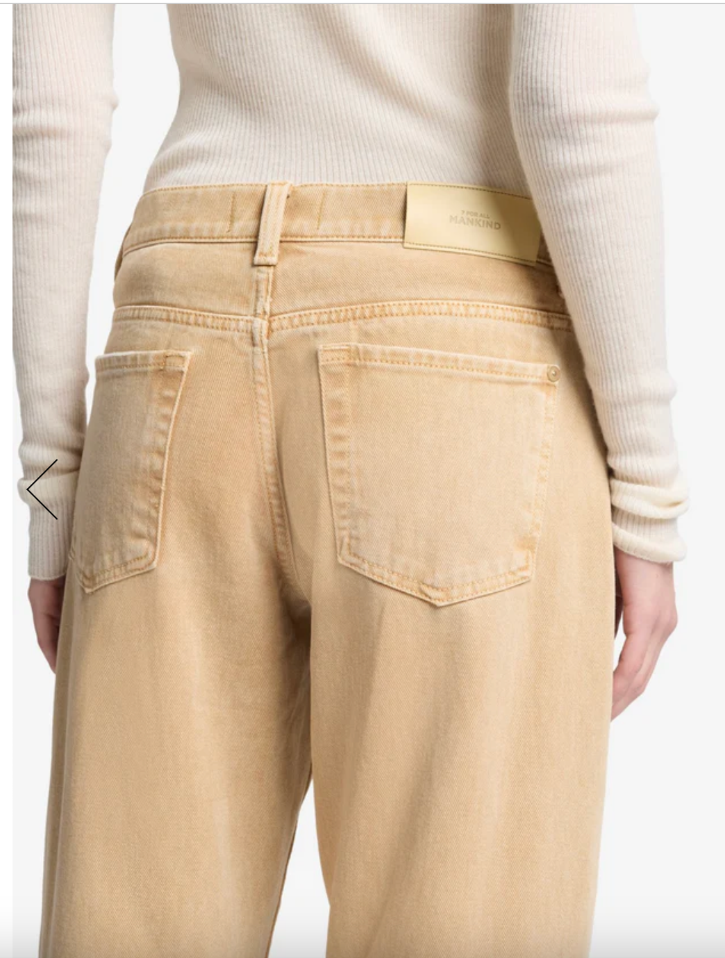 Twisted Tess Trouser in Sand Dune