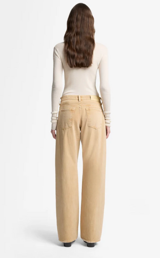 Twisted Tess Trouser in Sand Dune