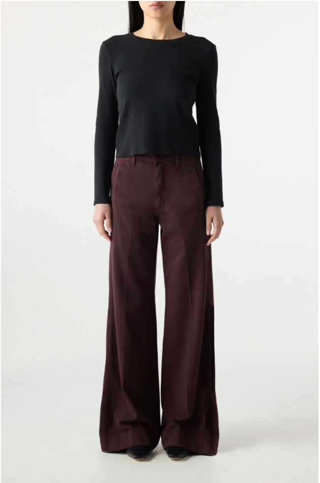 Frida Trouser in Aubergine