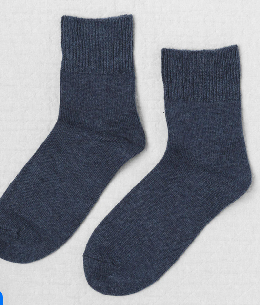 Sweater Socks in Navy