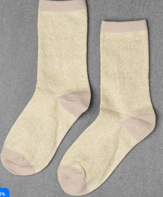 Glitter Socks in Gold