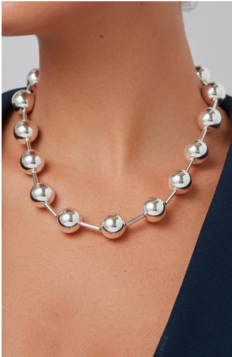 Celeste Mega Necklace - Silver