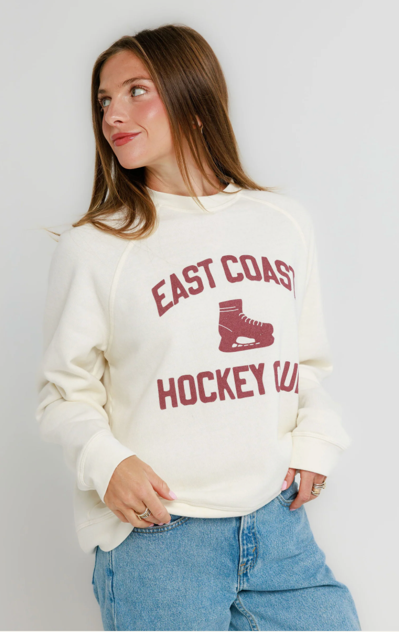 East Coast Hockey Club Raglan - Off White