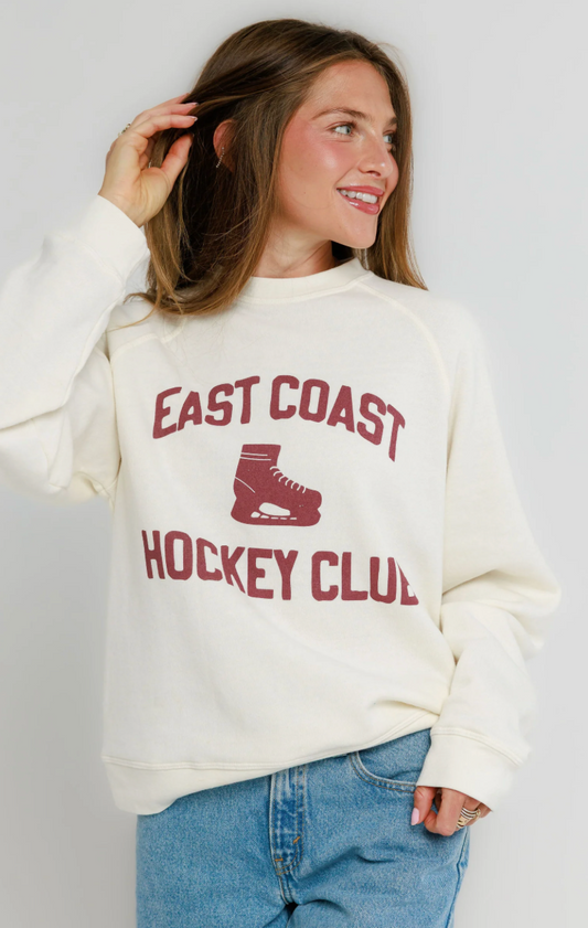 East Coast Hockey Club Raglan - Off White
