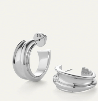 Lennon Hoops - Silver