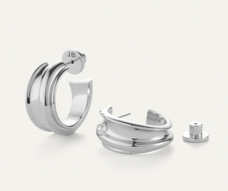 Lennon Hoops - Silver