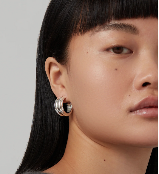 Lennon Hoops - Silver