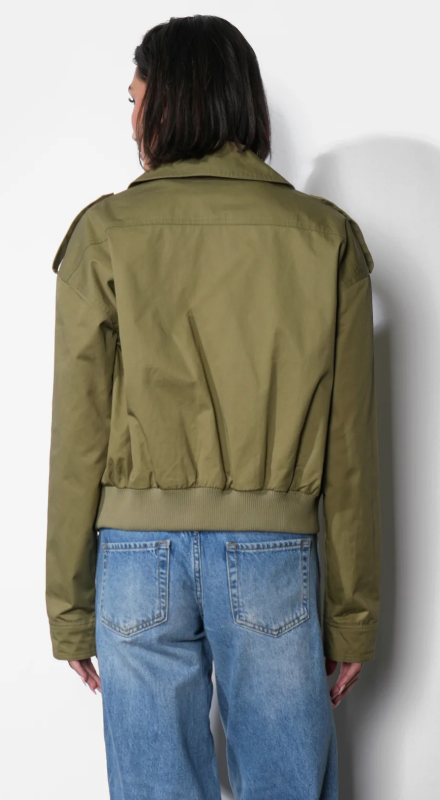 Riley Shortt Trench With Rib Band