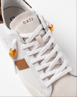 Hillow Calf Sneaker - White Leopard
