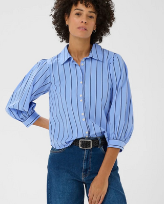 AnaisPW Shirt in Blue Stripe