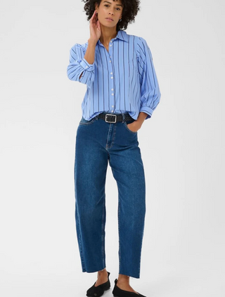 AnaisPW Shirt in Blue Stripe