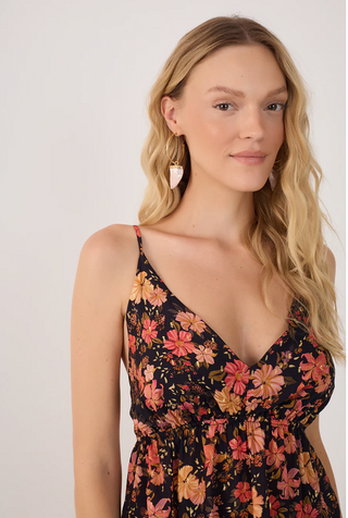 Black Encontro Lurex Sleeveless Blouse