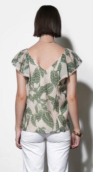 Emma Flutter Sleeve Top