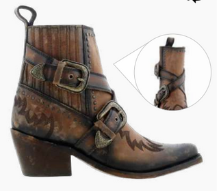 Liberty Black Nancy Buckle Boot in America Tan