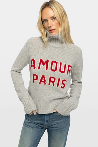 Nalma We Amour Paris Sweater Gris Chine Clai
