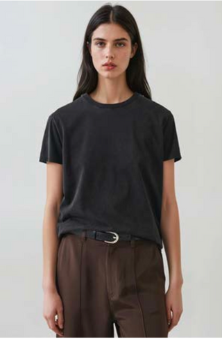 ORGANIC COTTON KROMA BOYFRIEND - Black