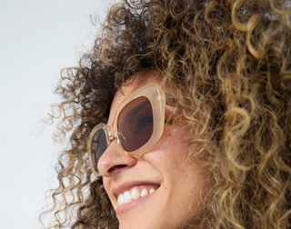 Celeste Sun Gradient Beige Polarized Sunglasses