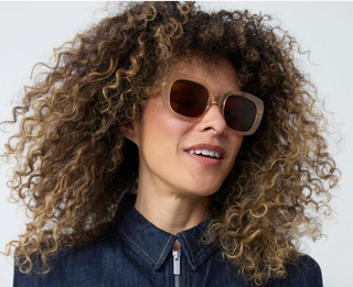 Celeste Sun Gradient Beige Polarized Sunglasses