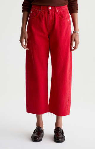 Hattie Crop in Recording Red